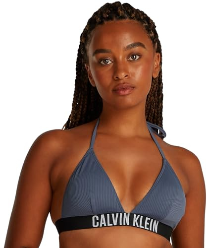 Calvin Klein Top de Bikini Mujer Triangel Neckholder