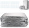 Dhqkqg Aislante Termico Reflexivo,5m x 0.6mx 3.5mm Rollo Aislante Termico,Rollo de Aislamiento de Aluminio con 16 Piezas de Pegamento,Lámina Reflectora de Radiador para Paredes, Suelos, Techo