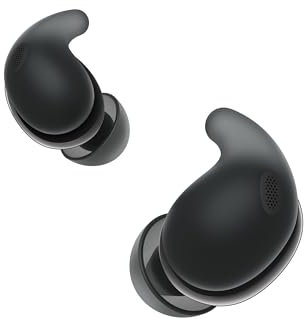 Sony LinkBuds Fit - Auriculares inalámbricos con cancelación de Ruido, pequeños y Ligeros con Soportes de Ajuste de Aire recién desarrollados, Color Negro