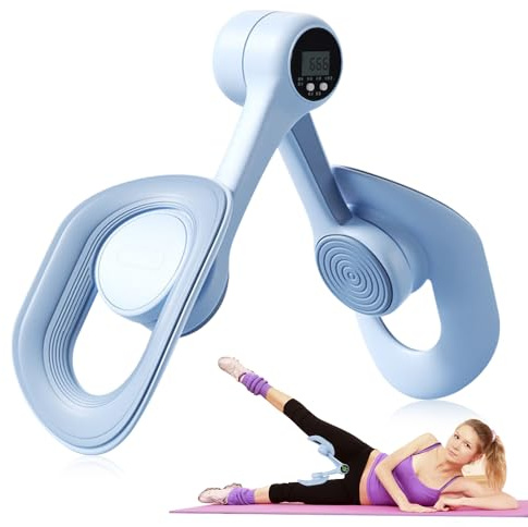 CLIUNT Pelvic Floor Trainer for Women with Counter , Inner Thigh Muscle Master Exercise Devices, Pelvic floor Strengthener Workout Exerciser Equipment for Home