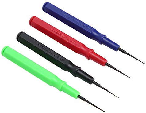 Kohlenstoffstahl -Uhrenöl -Stift -Set Präziser Uhrenschmiermittel Ölwerkzeug 4PCs für Uhr Reparaturmänner