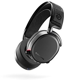 Arctis Pro Wireless Gaming Headset steelseries - Lossless High Fidelity Wireless + Bluetooth for PS4 and PC (Renewed)