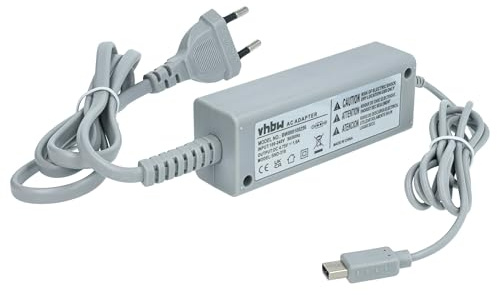 vhbw Netzteil kompatibel mit Nintendo Wii U Gamepad Spielekonsole