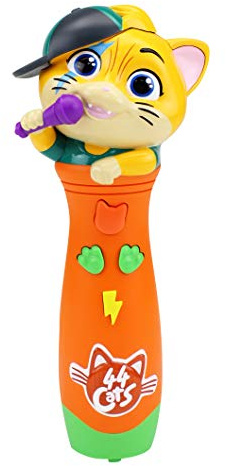 Smoby 44 Gatti Microfono con 4 musiche, luci e Suoni, Funzione Recording Art. 7600520126