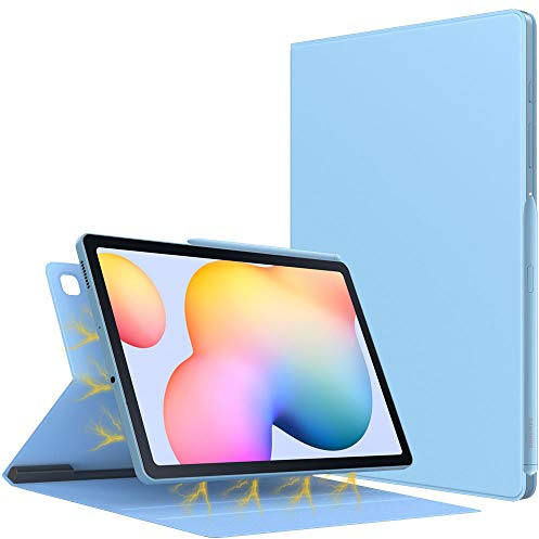 TiMOVO Case for All-New Samsung Galaxy Tab S6 Lite 10.4 Inch 2024/2022/2020, Ultra Slim Lightweight Magnetic Stand Cover Fit Galaxy Tab S6 Lite Tablet - Light Blue