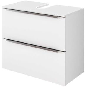 Hansen Waschbeckenunterschrank, 60 cm, 2 Schubladen, Weiß
