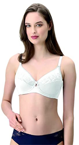 Lepel 1 Pezzo Reggiseno Donna 461 Allure con Ferretto in Morbida micrifibra - Coppa B - C - D, Bianco 5C