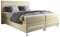 Luxusbetten24 Boxspringbett Sejour mit LED 180x200 Beige H3 (70-100kg)