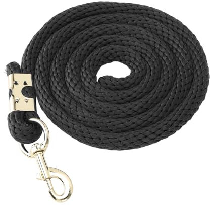 SPYMINNPOO Pferdehalftergurt f¨¹r Pferde, bruchsicher, rutschfest, Pferdeseil, 2 Meter lang, mit Schnappverschluss f¨¹r Training, Reitunterricht und t?gliche Pflege