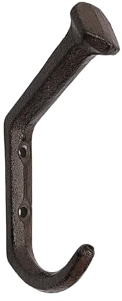 Stili antichi Ferro Gancio Da Parete Robusto Vintage Chiodi Design per Ingresso Armadio Ufficio Appeso Cappotto Borse Miglioramento Case Supporto in Ghisa