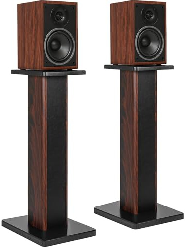 Lot de 2 Supports de Haut-Parleurs Universels en Bois 70CM, Charge 50KG