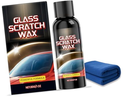 Ddujbtp Fast Fix Effaceur de pare-brise anti-rayures pour renouvellement des surfaces de pare-brise Convient pour la visibilité nocturne et la défense diurne