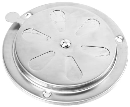 HOODANCOS Stainless Steel 125mm Adjustable Air Vent Cover for Boat and Marine, Louvered Ventilation Grille for Caravan and Yacht Cabin, Sturdy Ducting Ventilation Cover