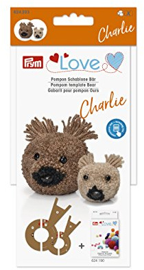 Prym - Love Bear Charlie Pompom Template - 1 Unit
