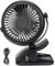 Mini USB Ventilator, Telgoner Leise Clip Tischventilator mit Wiederaufladbare Batterie, 3 Geschwindigkeitsstufen, 360 Drehbare Einstellbare Geschwindigkeiten für Schlafzimmer Büro Kinderwagen Camping