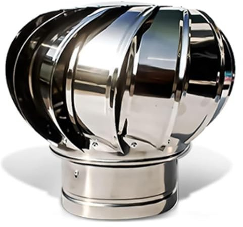 Comignoli girevoli, Cappello girevole, Prese d'aria da tetto Tetto Forte e durevole Camino Comignolo Ventole di ventilazione(110mm/4.3in)