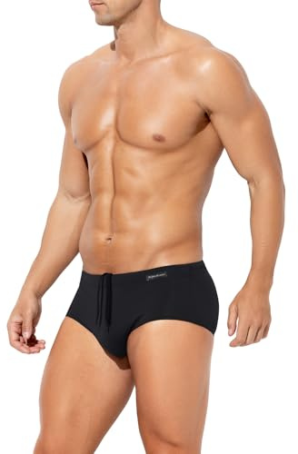 Mauro Kane Bañador Slip Hombre Bañador Natacion Hombre con Cordón Ajustable Secado Rápido Playa Surf Swimming Briefs