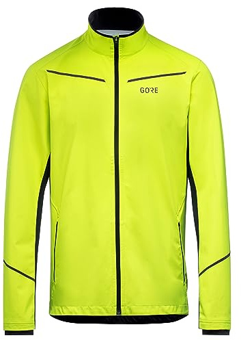 GORE WEAR R3 Giacca da uomo Partial GORE-TEX INFINIUM, S, Giallo neon/Nero