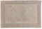 Schöner Wohnen Kollektion Badematte 60 x 90 cm – beidseitig verwendbar – waschbarer Badvorleger beige – Bordüre – 100% Baumwolle