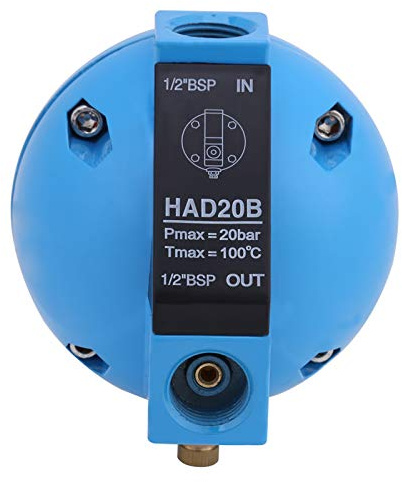 Oumefar Automatic Air Compressor Drain Valve Spherical Condensate Filter Float Valve 1/2BSP for Air Compressor Tank Filter Pneumatic Equipment