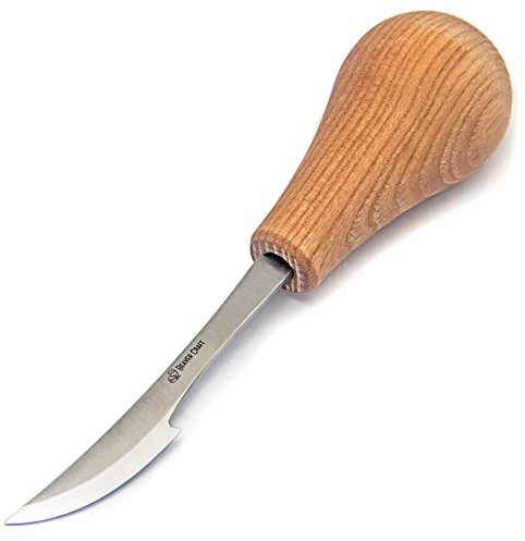 Holzschnitzmesser BeaverCraft C17P Schnitzwerkzeuge Holzschnitzwerkzeuge Schnitzmesser Holzbearbeitung Kohlenstoffstahl Schnitzmesser Holzschnitzmesser Palm Meißel (C17P)