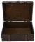 lyrlody Storage Case, Vintage Wooden Storage Box Decorative Treasure Jewelry Chest with Lock Home Decoration for Bedroom Living Room(6282-2302)