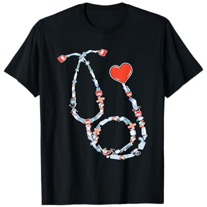 medico infermiere medico stetoscopio Maglietta