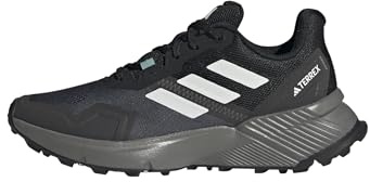 adidas Femme Terrex Soulstride Trail Running Shoes, Core Black/Crystal White/Grey Four, 38 2/3 EU