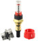 RANRAO DN25 Fußbodenheizung Verteiler Durchflussmesser, für Wasser Fußbodenheizung Verteiler Durchflussmesser/Regler, hohe Durchflussmenge 0-5l/min (1 Stück)