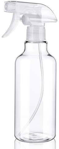 FreeBiz 350ml Spray Bottles Water Spray Bottle for Hair Adjustable Mist Empty Bottle Nozzle Refillable Clear Bottles Leak Proof Mister Sprayer for Plants, Cleaning, Gardening