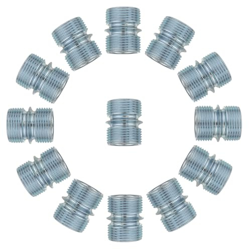 Zerodeko 20 Pièces Connecteurs de Rayonnage Raccords à Filet Grossier pour Étagères Métalliques Accessoires de Remplacement pour Étagères Debout pour Système de Rangement Fil Métallique