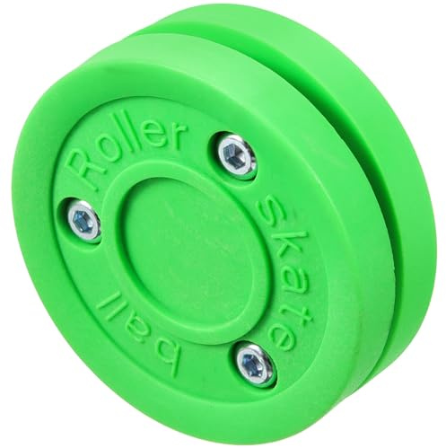 VICASKY Puck da Hockey su Ghiaccio Riutilizzabile in ABS Pallina da Allenamento per Hockey su Strada e Pattinaggio Inline Rotolamento Stabile per Miglior Controllo e Versatilità Sportiva