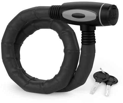 DANSI Panzerschloss Fahrrad I sicherer Diebstahlschutz mit 2 Schlüsseln I Fahrrad schloss, bike lock, Fahrradschloss, Fahrradschlösser, E-Bike