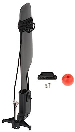 Perfeclan Kanu-Bootsruder, Kajak-Ruder, Fußsteuerungsrichtung Nylon-Boot-Heckschwanz-Angeln-Wasserfahrzeug-Ruder für Kajaks, Schiffe, Ersatzteile