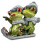 formano 1 x wunderschönes Froschpaar Froschhausen