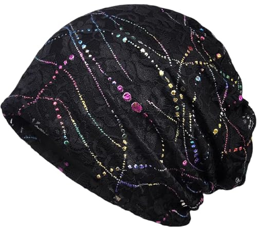 Beanie Hat for Women, Unisex Slouch Beanie Skull Cap Cozy Winter Hat, Chemo Headwear Sleep Cap for Hair Loss, Soft, Breathable & Stretchable Skull Cap Classic Hip-Hop Hat Turban Hat Helmet Liner