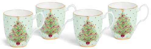 Royal Albert Old Country Roses Weihnachtstassen 4er Set