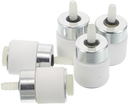 SHOWERORO 6 Filtros de Cartucho de Filtro Reutilizable para Motosierra y Cortacésped para Línea de Combustible Reemplazo Rápido para Maquinaria Forestal y Jardín