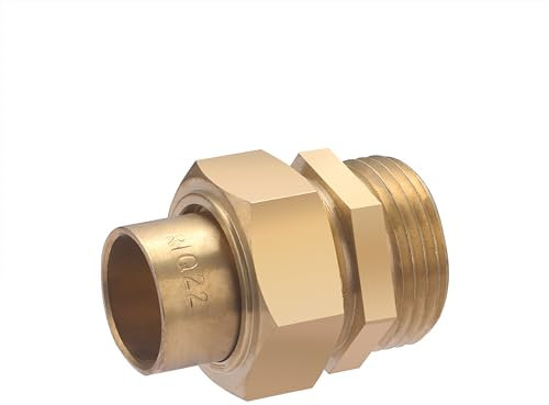 Raccord Laiton Sphéroconique à Souder Ø22 - à Visser Mâle 26x34 NOYON & THIEBAULT