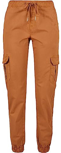 Urban Classics Damen Cargo joggingbroek voor Dames met Hoge Taille Hose, Toffee, XL EU