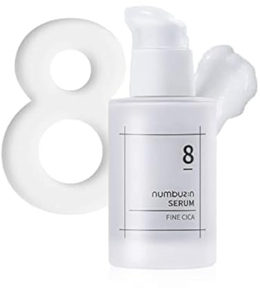 Numbuzin No.8 Fine Cica Serum, 50ml, Calming Skin, for Sudden Breakouts, Protects Skin