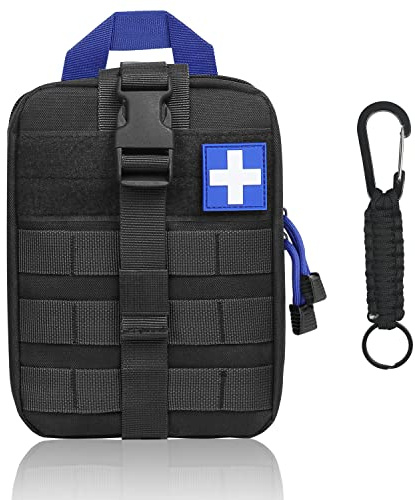 Flintronic Smontabile EMT Borsa di Primo Soccorso Sacchetto Emergenza Tattica Medico Pacco per Campeggio Paintball Arrampicarsi Escursionismo