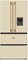 Kaiser KS 80425 ElfEm Side-by-Side Kühlschrank, 83 cm breit, 183 cm hoch, Retro Kühlschrank, Kühl Gefrier Kombi, No Frost 506 L