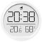 Generic Horloge Murale Numérique élégante 7,4 Cm à Piles pour La Cuisine Moderne, blanc