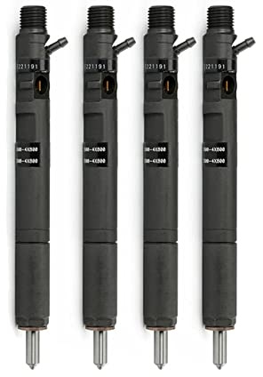 4 inyectores de combustible diésel Delphi EJBR02901D CRDI compatibles con Hyundai Terracan compatibles con Kia Carnival Sedona 2.9 33800-4X800