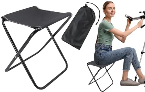 Siège de Camping Portable,Pliant Tabouret,Tabouret Pliable de Camping,Mini Chaise Pliante Portable,Petite Chaise de Camping en Aluminium,pour Voyage Randonnée Pêche