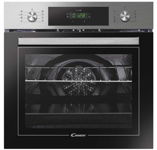 Candy FCT886X Wifi Einbaubackofen, Fassungsvermögen 70 l, multifunktional, belüftet, Farbe Edelstahl