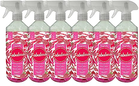 Fabulosa Antibacterial Disinfectant Spray, All Purpose Multi Surface Cleaner, 500ml, 6 pack, Raspvilla
