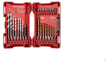 Milwaukee Schlagbohrer- und Schlagbohrer-Satz, 39-teilig, 4932479854