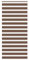 vidaXL Zebrarollo Braun 100x230 cm Stoffbreite 95,9 cm Polyester, Zebra-Rollo, Doppelrollo, Zebra-Jalousie für Fenster, Doppelrollo, Zebra-Rollo
